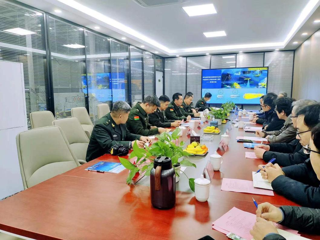 The leaders of the Qingdao Police Reserve visited the company for investigation